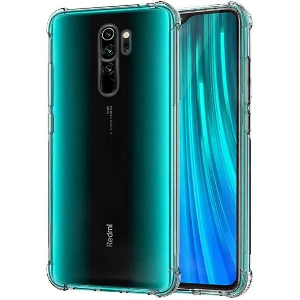 TPU чехол GETMAN Ease logo усиленные углы Full Camera для Xiaomi Redmi 9 — Прозрачный — фото 1