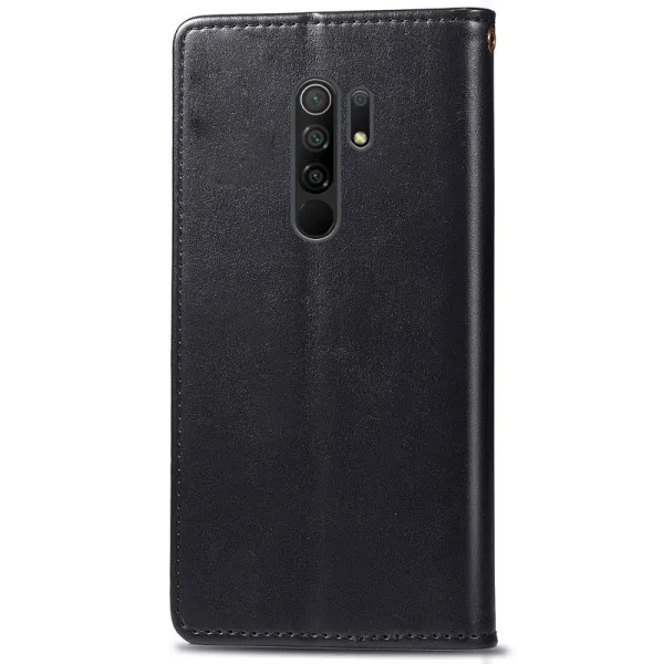 Шкіряний чохол-книжка GETMAN Gallant (PU) для Xiaomi Redmi 9 — Чорний — фото 4 Шкіряний чохол-книжка GETMAN Gallant (PU) для Xiaomi Redmi 9 — Чорний — фото 4