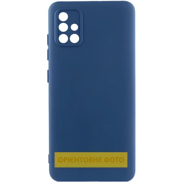 Чехол TPU GETMAN Liquid Silk Full Camera для Xiaomi Redmi 9 — Синий — фото 2