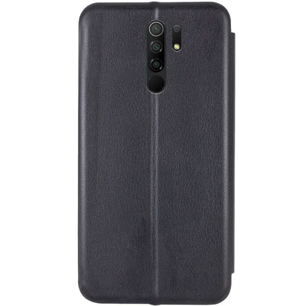 Шкіряний чохол-книжка Classy для Xiaomi Redmi 9 — Чорний — фото 3