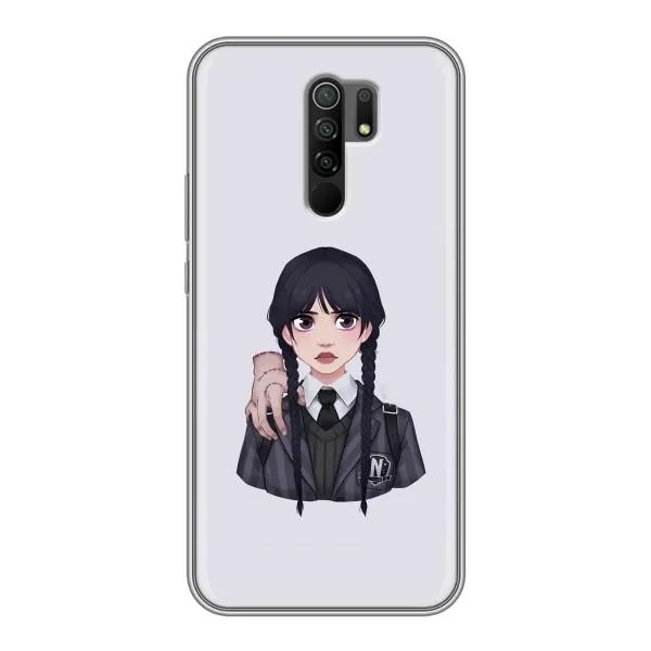Чехол с принтом «Уэнздей и Вещь» для Xiaomi Redmi 9