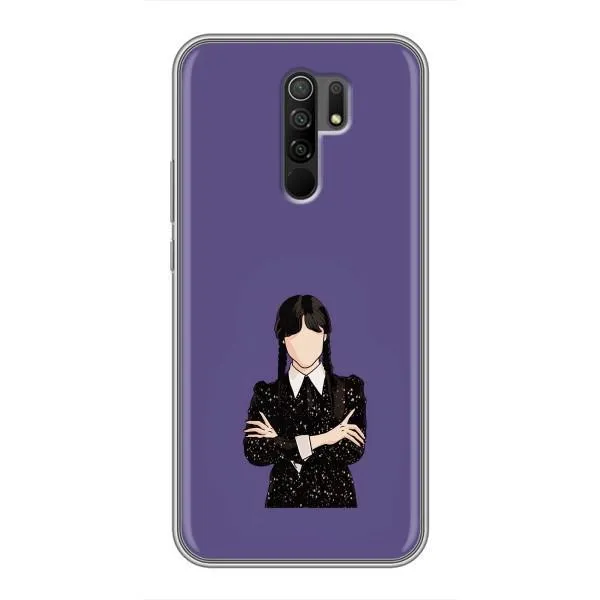 Чехол с принтом «Уэнздей в черном» для Xiaomi Redmi 9
