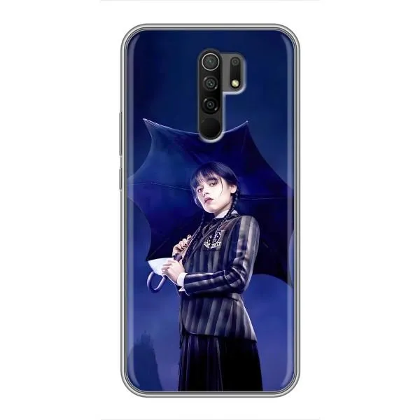 Чехол с принтом «Уэнздей с зонтом» для Xiaomi Redmi 9