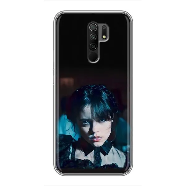 Чехол с принтом «взгляд Уэнздей» для Xiaomi Redmi 9
