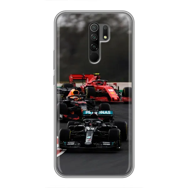 Чехол с принтом «Гонка Формула 1» для Xiaomi Redmi 9