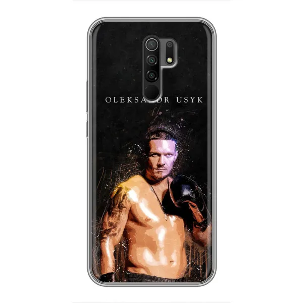 Чехол с принтом «Боксер Александр Усик» для Xiaomi Redmi 9 Чехол с принтом «Боксер Александр Усик» для Xiaomi Redmi 9
