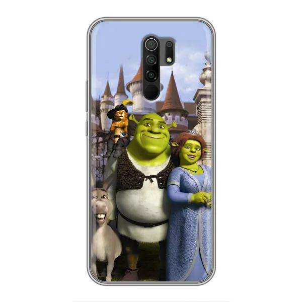 Чехол с принтом «Сказочные герои Шрека» для Xiaomi Redmi 9