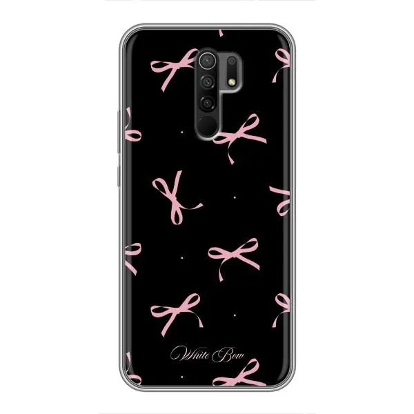 Чехол с принтом «Банты на черном» для Xiaomi Redmi 9 Чехол с принтом «Банты на черном» для Xiaomi Redmi 9