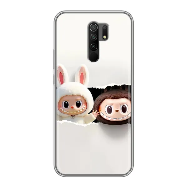 Чехол с принтом «Лабубу» для Xiaomi Redmi 9