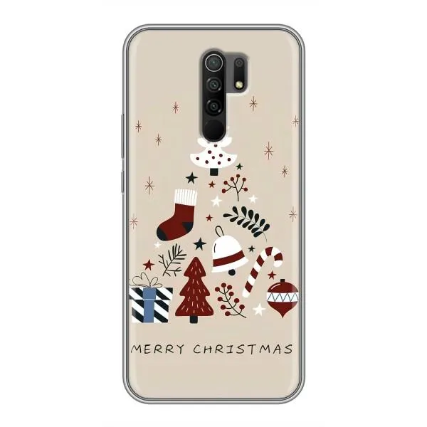 Чехол с принтом «Merry Christmas» для Xiaomi Redmi 9
