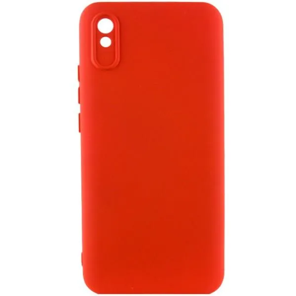 Чехол TPU GETMAN Liquid Silk Full Camera для Xiaomi Redmi 9A — Красный — фото 1