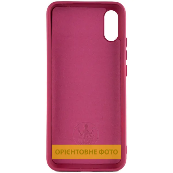 Чехол Silicone Cover Ummi Lakshmi (AA) для Xiaomi Redmi 9A — Бордовый — фото 2