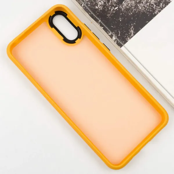 Чохол TPU+PC Lyon Frosted для Xiaomi Redmi 9A — Помаранчевий — фото 3 Чохол TPU+PC Lyon Frosted для Xiaomi Redmi 9A — Помаранчевий — фото 3