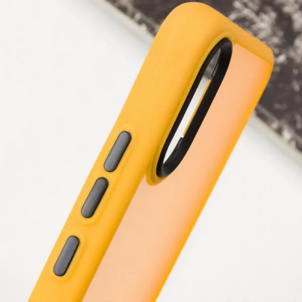 Чохол TPU+PC Lyon Frosted для Xiaomi Redmi 9A — Помаранчевий — фото 4 Чохол TPU+PC Lyon Frosted для Xiaomi Redmi 9A — Помаранчевий — фото 4