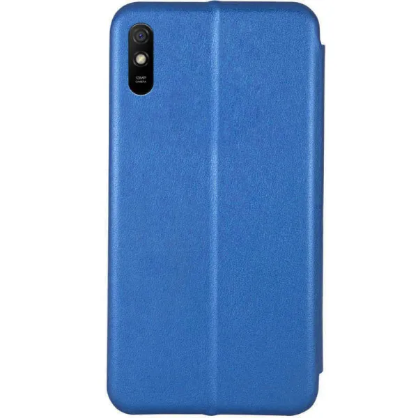 Шкіряний чохол-книжка Classy для Xiaomi Redmi 9A — Синій — фото 2 Шкіряний чохол-книжка Classy для Xiaomi Redmi 9A — Синій — фото 2