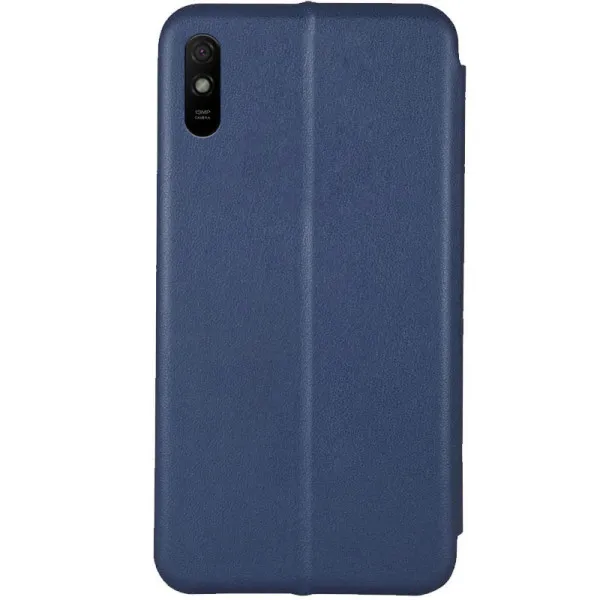 Шкіряний чохол-книжка Classy для Xiaomi Redmi 9A — Темно-синій — фото 3 Шкіряний чохол-книжка Classy для Xiaomi Redmi 9A — Темно-синій — фото 3