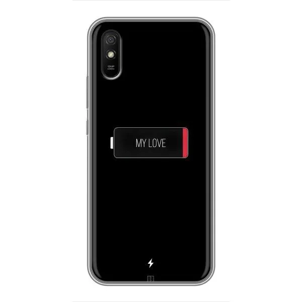 Чехол с принтом «Love battery» для Xiaomi Redmi 9A