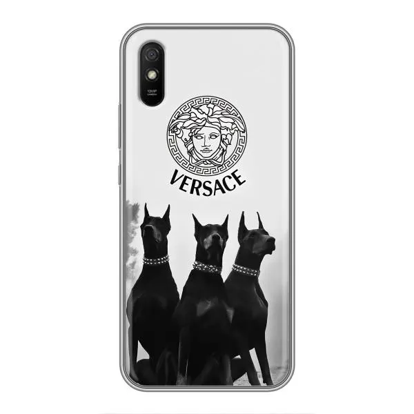 Чехол с принтом «Доберман Версаче» для Xiaomi Redmi 9A