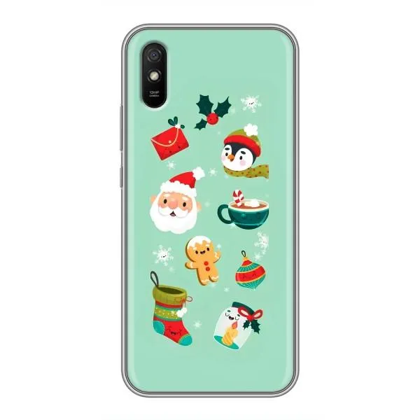 Чехол с принтом «Настроение НГ» для Xiaomi Redmi 9A Чехол с принтом «Настроение НГ» для Xiaomi Redmi 9A