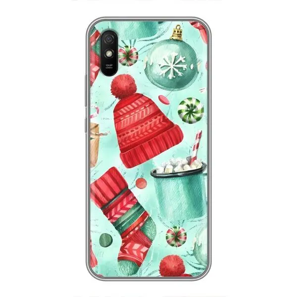 Чехол с принтом «Одежда НГ» для Xiaomi Redmi 9A Чехол с принтом «Одежда НГ» для Xiaomi Redmi 9A