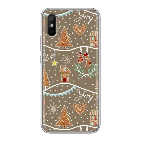 Чехол с принтом «Новогодние пряники» для Xiaomi Redmi 9A Чехол с принтом «Новогодние пряники» для Xiaomi Redmi 9A