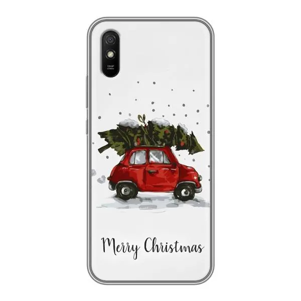 Чехол с принтом «Машина с елкой» для Xiaomi Redmi 9A