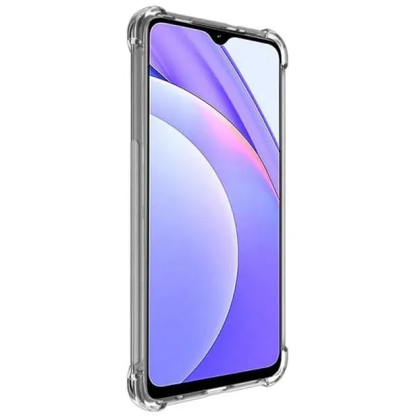 TPU чохол GETMAN Ease logo посилені кути Full Camera для Xiaomi Redmi Note 9 4G/9 Power/Poco M3/9T — Прозорий — фото 2