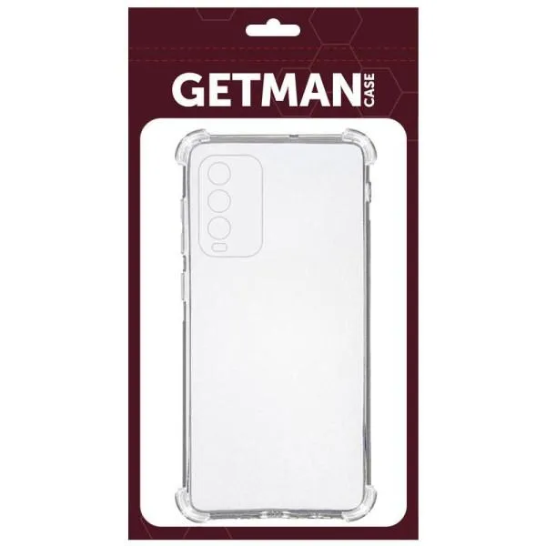 TPU чохол GETMAN Ease logo посилені кути Full Camera для Xiaomi Redmi Note 9 4G/9 Power/Poco M3/9T — Прозорий — фото 5