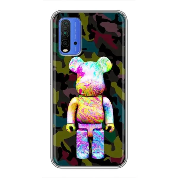 Чехол с принтом «Яркий Bearbrick» для Xiaomi Redmi 9T
