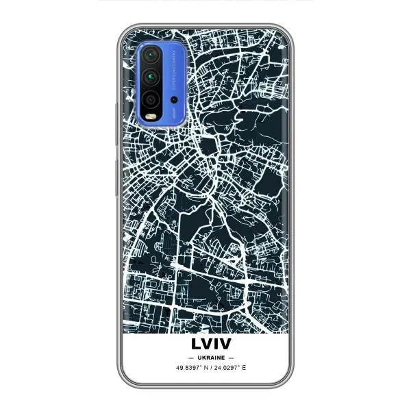 Чехол с принтом «Львов» для Xiaomi Redmi 9T