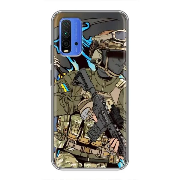 Чехол с принтом «Воин ВСУ» для Xiaomi Redmi 9T