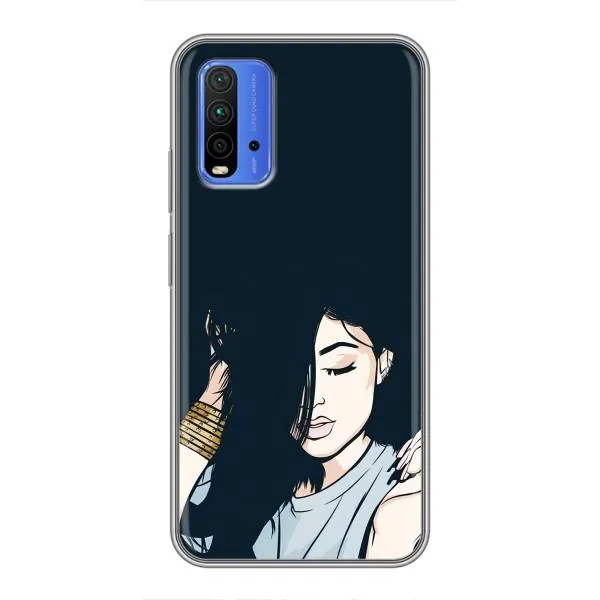 Чехол с принтом «Красивая девочка» для Xiaomi Redmi 9T