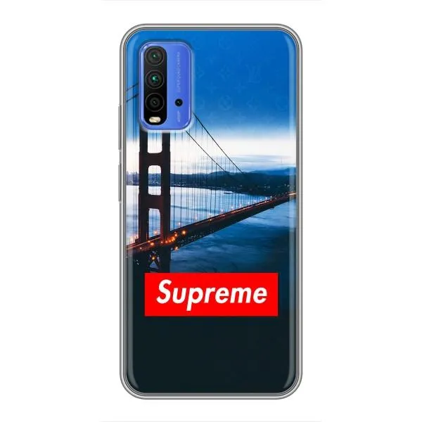 Чехол с принтом «Стиль Supreme» для Xiaomi Redmi 9T