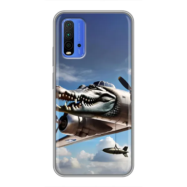 Чехол с принтом «Бомбардиро крокодило» для Xiaomi Redmi 9T