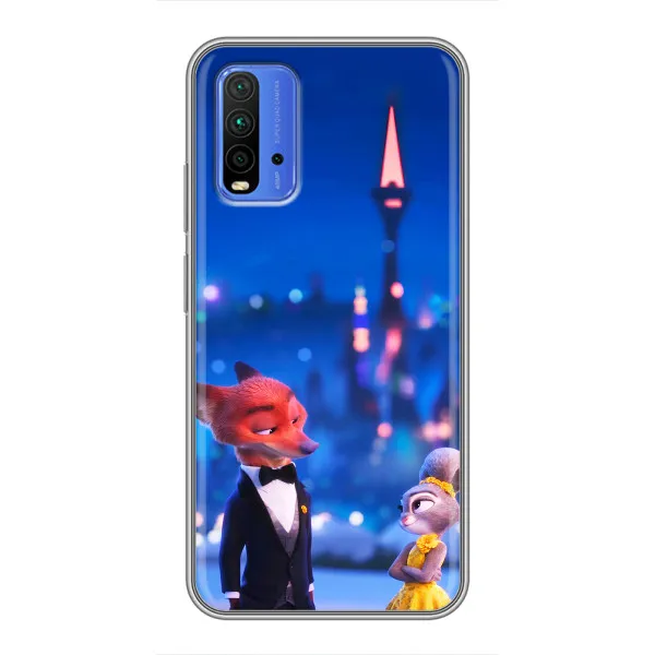 Чехол с принтом «Романтический вечер Зверополис» для Xiaomi Redmi 9T Чехол с принтом «Романтический вечер Зверополис» для Xiaomi Redmi 9T