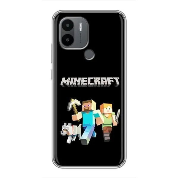 Чохол з принтом «герої Minecraft» для Xiaomi Redmi A1 Plus Чохол з принтом «герої Minecraft» для Xiaomi Redmi A1 Plus