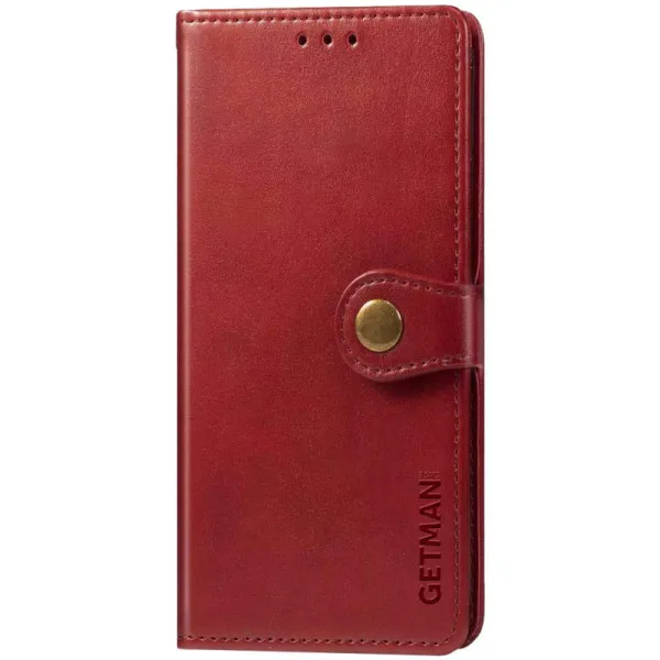 Шкіряний чохол-книжка GETMAN Gallant (PU) для Xiaomi Redmi A1 / A2 — Червоний — фото 1 Шкіряний чохол-книжка GETMAN Gallant (PU) для Xiaomi Redmi A1 / A2 — Червоний — фото 1