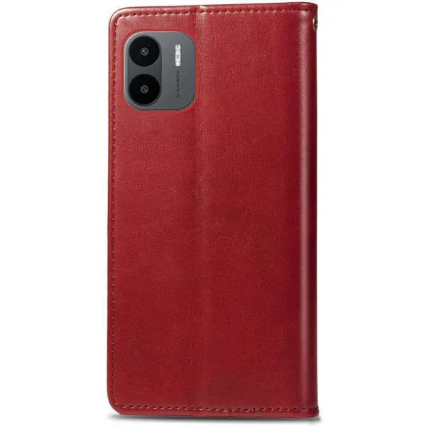 Шкіряний чохол-книжка GETMAN Gallant (PU) для Xiaomi Redmi A1 / A2 — Червоний — фото 3 Шкіряний чохол-книжка GETMAN Gallant (PU) для Xiaomi Redmi A1 / A2 — Червоний — фото 3