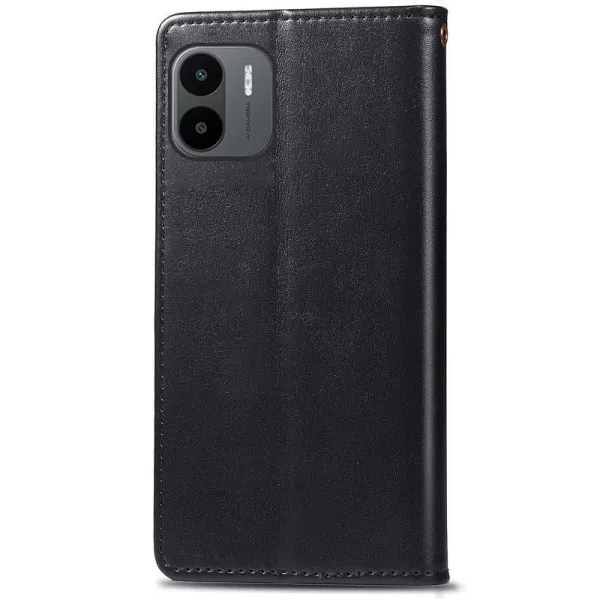 Шкіряний чохол-книжка GETMAN Gallant (PU) для Xiaomi Redmi A1 / A2 — Чорний — фото 2 Шкіряний чохол-книжка GETMAN Gallant (PU) для Xiaomi Redmi A1 / A2 — Чорний — фото 2