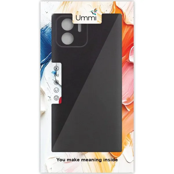 Чохол Silicone Cover Ummi Lakshmi Full Camera (AA) для Xiaomi Redmi A1 / A2 — Чорний — фото 2