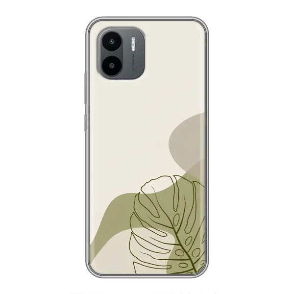 Чехол с принтом «Зеленая монстера дизайн» для Xiaomi Redmi A1