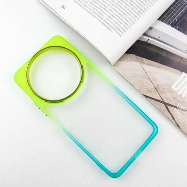 Чехол TPU+PC Fresh sip series для Xiaomi Redmi A3 — Бирюзовый — фото 2