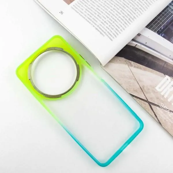 Чехол TPU+PC Fresh sip series для Xiaomi Redmi A3 — Бирюзовый — фото 3