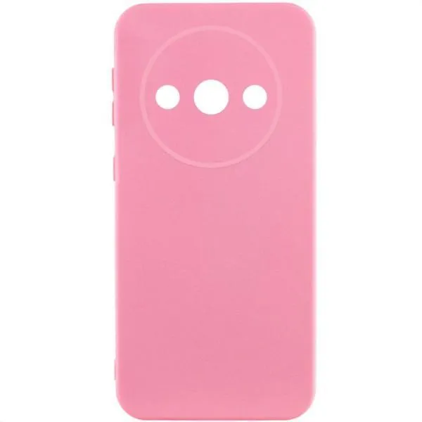 Чохол Silicone Cover Lakshmi Full Camera (AA) для Xiaomi Redmi A3 — Рожевий — фото 5