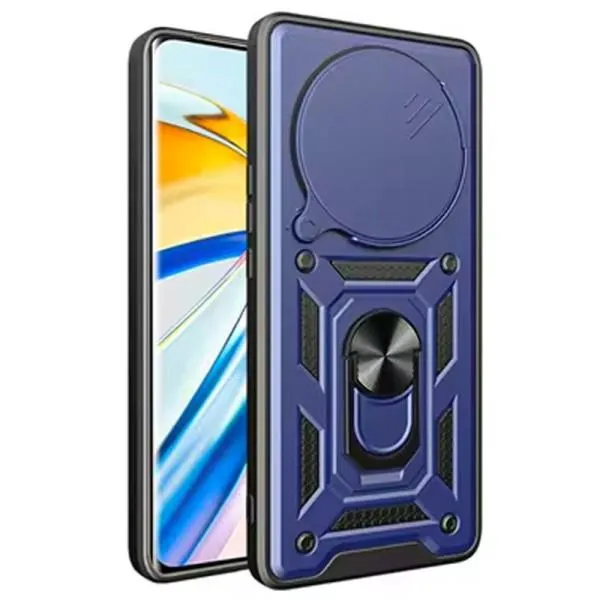 Ударостійкий чохол Camshield Serge Ring для Xiaomi Redmi A3 / A3x — Синій — фото 2 Ударостійкий чохол Camshield Serge Ring для Xiaomi Redmi A3 / A3x — Синій — фото 2