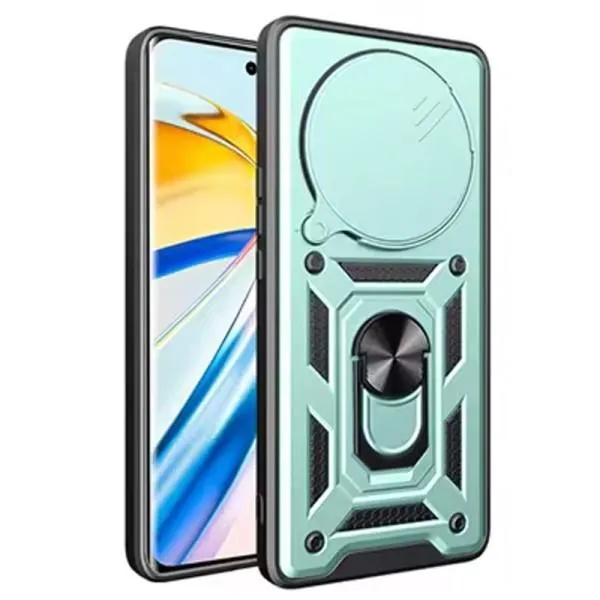 Ударостійкий чохол Camshield Serge Ring для Xiaomi Redmi A3 / A3x — Зелений — фото 2