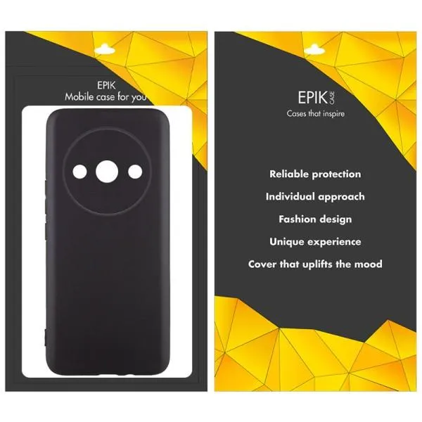 Чохол TPU Epik Black Full Camera для Xiaomi Redmi A3 — Чорний — фото 3