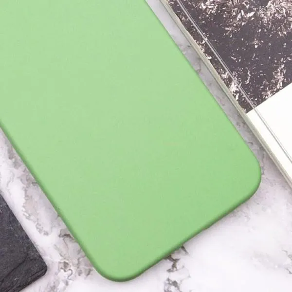 Чехол Silicone Cover Lakshmi Full Camera (AAA) для Xiaomi Redmi A3 — Мятный — фото 2