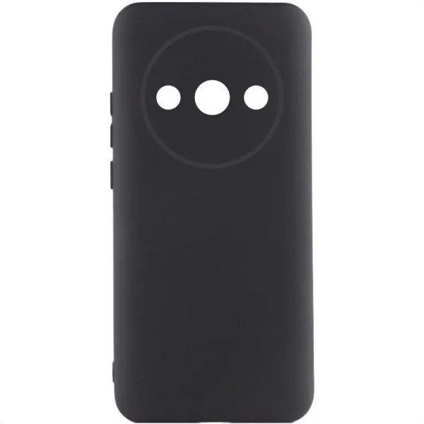 Чехол Silicone Cover Ummi Lakshmi Full Camera (AA) для Xiaomi Redmi A3 — Черный — фото 1