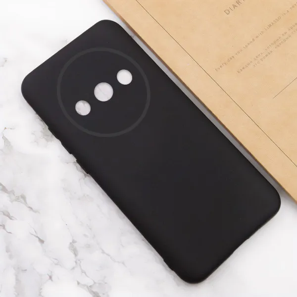 Чехол Silicone Cover Lakshmi Full Camera (AA) для Xiaomi Redmi A3 — Черный — фото 3 Чехол Silicone Cover Lakshmi Full Camera (AA) для Xiaomi Redmi A3 — Черный — фото 3